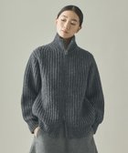 【カレンソロジー/Curensology】の【WEB限定】アゼアミニットブルゾン 人気、トレンドファッション・服の通販 founy(ファニー) ファッション Fashion レディースファッション Fashion for Women アウター Coat / Outerwear Collection ブルゾンジャケット・スポーティアウター Blouson Jackets トップス・カットソー Cut & Sew Tops ニット Knit Tops & Sweaters インナー Innerwear エレガント 上品 Elegant 畦 Ribbed Knit タートル Turtleneck, Turtle Collar バランス Balance, Style Balance ブルゾン Blouson, Bomber Jacket ポケット Pocket, Pocket Detail おすすめ Recommended / Our Picks thumbnail グレー|ID: prp329100004812635 ipo3291000000034937265