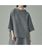 【カレンソロジー/Curensology】のダブルフェイスニットプルオーバー 人気、トレンドファッション・服の通販 founy(ファニー) ファッション Fashion レディースファッション Fashion for Women トップス・カットソー Cut & Sew Tops ニット Knit Tops & Sweaters カジュアルプルオーバー・ニットトップス Pullovers & Knit Tops / Casual Pullovers インナー Innerwear エレガント 上品 Elegant ボックス Boxy, Box Shape おすすめ Recommended / Our Picks thumbnail グレー|ID: prp329100004812636 ipo3291000000034937273
