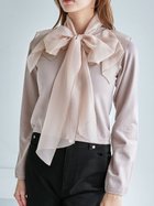 【スナイデル/SNIDEL】のシアーカラーニットカーデプルオーバー 人気、トレンドファッション・服の通販 founy(ファニー) ファッション Fashion レディースファッション Fashion for Women トップス・カットソー Cut & Sew Tops ニット Knit Tops & Sweaters カジュアルプルオーバー・ニットトップス Pullovers & Knit Tops / Casual Pullovers エレガント 上品 Elegant オーガンジー Organza Fabric カーディガン Cardigan, Knitwear シアー Sheer, See-Through ジャケット Jacket, Outerwear スマート Smart, Elegant ドッキング Docking, Mixed Material ハンカチ Handkerchief, Hanky フィット Fit, Slim Fit フリル Frill, Ruffle ミックス Mix, Mixed Style リボン Ribbon, Bow おすすめ Recommended / Our Picks thumbnail PBEG[036]|ID: prp329100004812637 ipo3291000000034937276