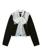 【スナイデル/SNIDEL】のシアーカラーニットカーデプルオーバー 人気、トレンドファッション・服の通販 founy(ファニー) ファッション Fashion レディースファッション Fashion for Women トップス・カットソー Cut & Sew Tops ニット Knit Tops & Sweaters カジュアルプルオーバー・ニットトップス Pullovers & Knit Tops / Casual Pullovers エレガント 上品 Elegant オーガンジー Organza Fabric カーディガン Cardigan, Knitwear シアー Sheer, See-Through ジャケット Jacket, Outerwear スマート Smart, Elegant ドッキング Docking, Mixed Material ハンカチ Handkerchief, Hanky フィット Fit, Slim Fit フリル Frill, Ruffle ミックス Mix, Mixed Style リボン Ribbon, Bow おすすめ Recommended / Our Picks thumbnail MIX[930]|ID: prp329100004812637 ipo3291000000034937279