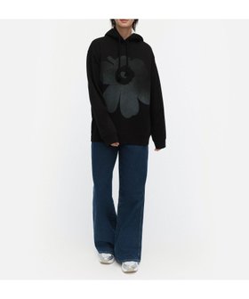 【マリメッコ/marimekko】のTeesi Unikko Placement フーディー 人気、トレンドファッション・服の通販 founy(ファニー) ファッション Fashion レディースファッション Fashion for Women ドレス Dress, One-Piece ビッグ Big, Oversized プリント Print, Printed Pattern リラックス Relax, Relaxed Fit |ID:prp329100004812651