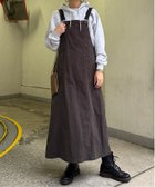 【エルビーシー/LBC】のコットンツイルワークジャンスカ 人気、トレンドファッション・服の通販 founy(ファニー) ファッション Fashion レディースファッション Fashion for Women インナー Innerwear カットソー Cut and Sewn Top サスペンダー Suspenders, Braces タートル Turtleneck, Turtle Collar ロング Long, Long-Length ワーク Workwear, Utility Style thumbnail チャコール|ID: prp329100004812656 ipo3291000000034937477