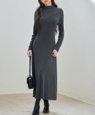 【セゾンドパピヨン/SAISON DE PAPILLON】のボトルネックネックロングワンピース 人気、トレンドファッション・服の通販 founy(ファニー) ファッション Fashion レディースファッション Fashion for Women ワンピース Dresses アシンメトリー Asymmetrical Style カットソー Cut and Sewn Top シンプル Simple, Minimal ドレープ Drape, Draping Fabric パイピング Piping, Trim Design フレア Flare, Flared フロント Front, Front Design ボトルネック Bottle Neck, Mock Neck ロング Long, Long-Length エレガント 上品 Elegant A/W・秋冬 Autumn/Winter thumbnail チャコール|ID: prp329100004812680 ipo3291000000034937710