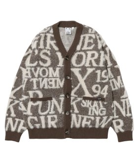 【エックスガール/X-girl】のX-girl/LOGO AND BUNNY JACQUARD KNIT CRDGN 人気、トレンドファッション・服の通販 founy(ファニー) ファッション Fashion レディースファッション Fashion for Women トップス・カットソー Cut & Sew Tops ニット Knit Tops & Sweaters カーディガン Cardigan, Knitwear シンプル Simple, Minimal 長袖 Long Sleeve, Full Sleeve フロント Front, Front Design ポケット Pocket, Pocket Detail ルーズ Loose, Oversized A/W・秋冬 Autumn/Winter おすすめ Recommended / Our Picks |ID:prp329100004812696