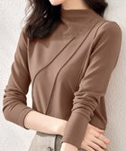 【ミニミニストア/miniministore】のカットソー プチハイネック 長袖Tシャツ ブラウン|ID: prp329100004812704 ipo3291000000035045224