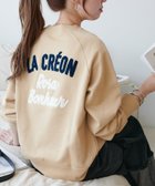 【ディスコート/Discoat】の【WEB限定】サガラバックロゴスウェット 人気、トレンドファッション・服の通販 founy(ファニー) ファッション Fashion レディースファッション Fashion for Women トップス・カットソー Cut & Sew Tops レディースパーカー・カジュアルフーディー Casual Hoodies & Sweatshirts スウェット・クルーネックトップス Sweatshirts & Crewnecks / Relaxed Fit Sweat Tops バッグ Bags おすすめ Recommended / Our Picks インナー Innerwear コンパクト Compact, Small Size スウェット / スエット Sweatshirt, Sweatwear プリント Print, Printed Pattern ロング Long, Long-Length thumbnail キャメル|ID: prp329100004812718 ipo3291000000034938124