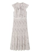 【セルフォード/CELFORD】の【CELFORD×P.J. REDOUTEコラボ】 Rosaボウタイワンピース 人気、トレンドファッション・服の通販 founy(ファニー) ファッション Fashion レディースファッション Fashion for Women ワンピース Dresses インナー Innerwear カットジャガード Cut Jacquard クラシカル Classical, Vintage-Inspired クリスタル Crystal, Swarovski コラボ Collaboration, Collab シャーリング Shirring, Ruched スマート Smart, Elegant スリット Slit, Slit Detail フレア Flare, Flared プリーツ Pleats, Pleated マーメイド Mermaid, Fishtail Silhouette エレガント 上品 Elegant thumbnail LGRY[005]|ID: prp329100004812737 ipo3291000000034938352