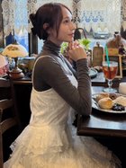 【スナイデル/SNIDEL】のラッフルバリエキャミミニワンピース WHT[001]|ID:prp329100004812751