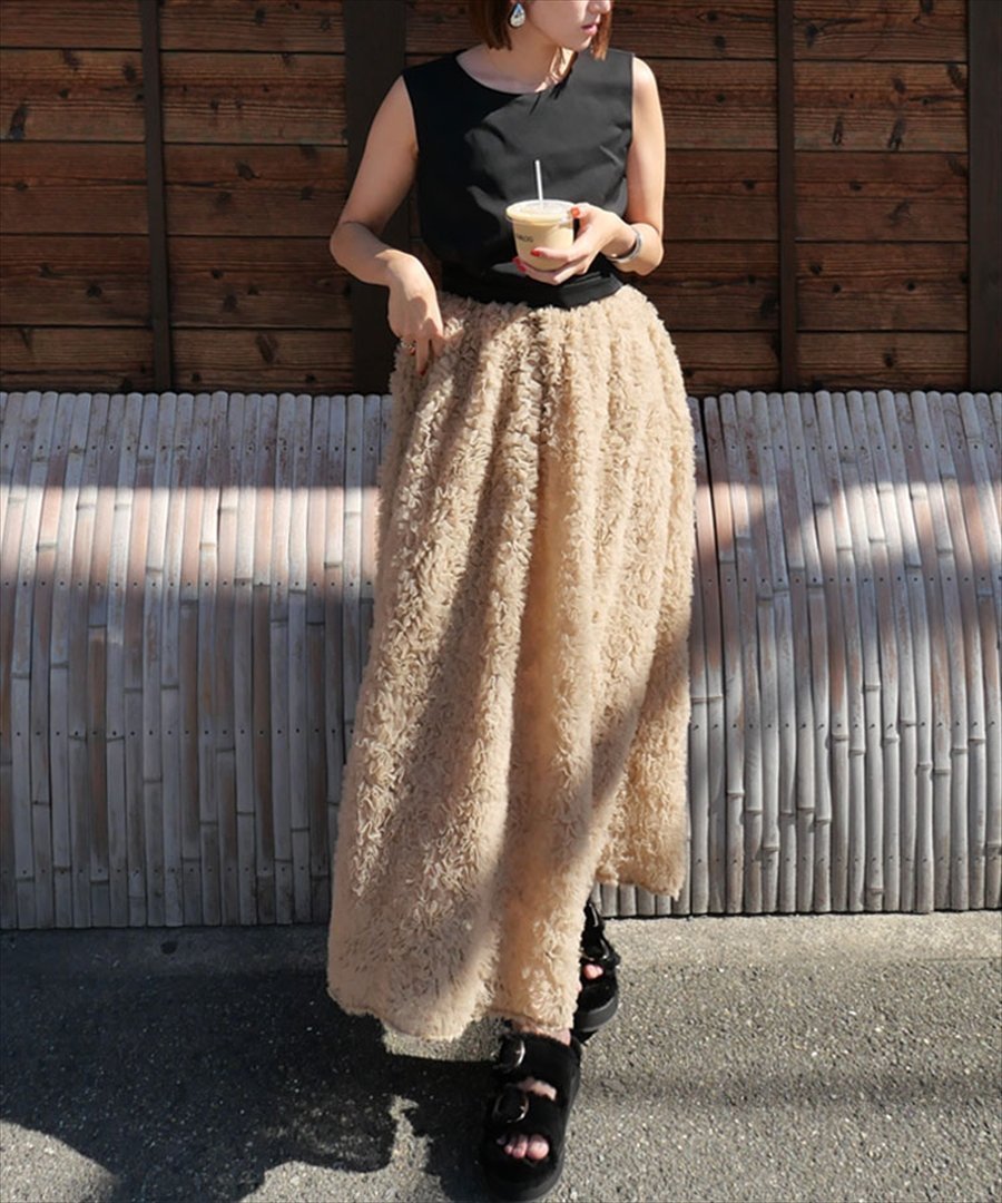 【ドノバン/DONOBAN】のmocomoco set up dress インテリア・キッズ・メンズ・レディースファッション・服の通販 founy(ファニー) 　ファッション　Fashion　レディースファッション　Fashion for Women　ワンピース　Dresses　フォーマル・パーティードレス・結婚式用ドレス　Elegant & Casual Dresses　セットアップ　Set-Up, Coordinated Outfit　チュール　Tulip, Tulip Motif　ドレス　Dress, One-Piece　バランス　Balance, Style Balance　ポケット　Pocket, Pocket Detail　ベージュ/ブラック|ID: prp329100004812755 ipo3291000000034938552