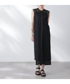 【ナノ ユニバース/nano universe】のレースロングジレ×キャミワンピースセット ブラック|ID: prp329100004812796 ipo3291000000034938936