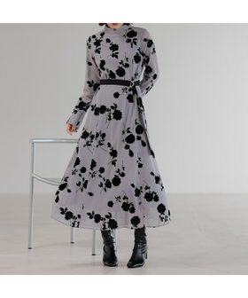 【アンデミュウ/Andemiu】のシアーフロッキーワンピース 人気、トレンドファッション・服の通販 founy(ファニー) ファッション Fashion レディースファッション Fashion for Women ワンピース Dresses クラシカル Classical, Vintage-Inspired フィット Fit, Slim Fit フレア Flare, Flared 冬 Winter / This Winter |ID:prp329100004812807