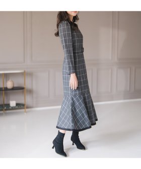 【ミッシュマッシュ/MISCH MASCH】のMM547417 ウィンドペンチェックワンピース 人気、トレンドファッション・服の通販 founy(ファニー) ファッション Fashion レディースファッション Fashion for Women ワンピース Dresses クラシカル Classical, Vintage-Inspired ジャケット Jacket, Outerwear エレガント 上品 Elegant ビジネス 仕事 通勤 Business / Work / Commuting |ID:prp329100004812814