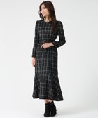 【ミッシュマッシュ/MISCH MASCH】のMM547417 ウィンドペンチェックワンピース 人気、トレンドファッション・服の通販 founy(ファニー) ファッション Fashion レディースファッション Fashion for Women ワンピース Dresses クラシカル Classical, Vintage-Inspired ジャケット Jacket, Outerwear エレガント 上品 Elegant ビジネス 仕事 通勤 Business / Work / Commuting thumbnail ブラック|ID: prp329100004812814 ipo3291000000034939084