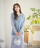 【プロポーション ボディドレッシング/PROPORTION BODY DRESSING】のテープヤーンベストニット 24AWセットアップ 人気、トレンドファッション・服の通販 founy(ファニー) ファッション Fashion レディースファッション Fashion for Women アウター Coat / Outerwear Collection トップス・カットソー Cut & Sew Tops ニット Knit Tops & Sweaters ベスト&ジレ / 重ね着スタイル Vests & Gilets 2024年 2024 2024-2025秋冬・A/W Autumn/Winter 2024–25 AW24–25 セットアップ Set-Up, Coordinated Outfit トレンド Trend, Trending Now ベスト Vest, Waistcoat thumbnail ブルー|ID: prp329100004812815 ipo3291000000034939092