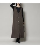 【ナノ ユニバース/nano universe】のジレワンピース×ファースリーブトップス アンサンブルセット ブラウン|ID: prp329100004812816 ipo3291000000035020575