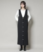 【ナノ ユニバース/nano universe】のジレワンピース×ファースリーブトップス アンサンブルセット ブラック|ID: prp329100004812816 ipo3291000000035020576