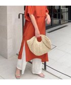 【コーナーズ/CORNERS】のスラブジョーゼットカフタンシャツワンピース 人気、トレンドファッション・服の通販 founy(ファニー) ファッション Fashion レディースファッション Fashion for Women ワンピース Dresses シャツワンピース / 1枚で着映えコーデ Shirt Dresses ジョーゼット Georgette, Semi-Sheer Fabric スキッパー Skipper, Open Collar スリット Slit, Slit Detail ロング Long, Long-Length 半袖 Short Sleeve, Half Sleeve 夏 Summer 定番 Standard, Basic Item thumbnail オレンジ|ID: prp329100004812827 ipo3291000000034939169