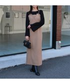 【シェトワ/Chez toi】の【ITAMI企画】フレアスリーブニット×2WAYキャミワンピース 人気、トレンドファッション・服の通販 founy(ファニー) ファッション Fashion レディースファッション Fashion for Women ワンピース Dresses キャミソールワンピース Camisole Dresses インナー Innerwear キャミ Camisole, Cami Top キャミワンピース Cami Dress, Slip Dress チェック Check, Plaid, Tartan フリル Frill, Ruffle フレア Flare, Flared 再入荷 Restock / Back in Stock エレガント 上品 Elegant thumbnail ベージュ|ID: prp329100004812828 ipo3291000000034939179