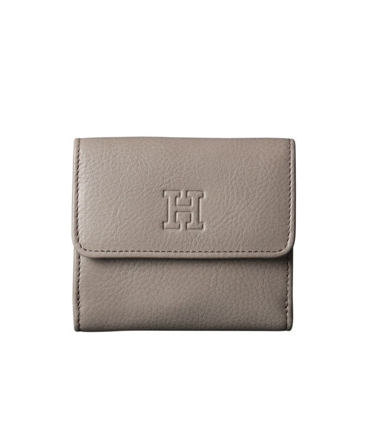 【ヒロフ/HIROFU】の【センプレ】二つ折り財布 レザー ウォレット 本革(商品番号 P25-50704) インテリア・キッズ・メンズ・レディースファッション・服の通販 founy(ファニー) 　ファッション　Fashion　レディースファッション　Fashion for Women　ミニ財布・二つ折り財布　Wallets & Card Cases　イタリア　Italy　ウォレット　Wallet　コンパクト　Compact, Small Size　シンプル　Simple, Minimal　スタイリッシュ　Stylish, Fashionable　スマート　Smart, Elegant　財布　Wallet, Purse　ボックス　Boxy, Box Shape　ポケット　Pocket, Pocket Detail　モダン　Modern, Contemporary　再入荷　Restock / Back in Stock　おすすめ　Recommended / Our Picks　グレーベージュ|ID: prp329100004812960 ipo3291000000034943288