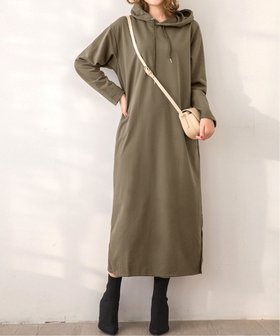 【アミュレット/Amulet】の【Amulet】パーカーワンピース 人気、トレンドファッション・服の通販 founy(ファニー) ファッション Fashion レディースファッション Fashion for Women ワンピース Dresses ジャケット Jacket, Outerwear スリット Slit, Slit Detail パーカー Hoodie, Parka ロング Long, Long-Length |ID:prp329100004812964