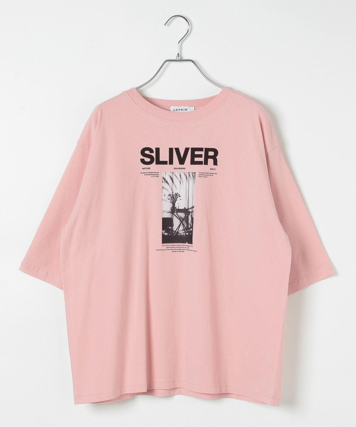 【レプシィム ローリーズファーム/LEPSIM LOWRYS FARM】のフォトプリント6分袖T インテリア・キッズ・メンズ・レディースファッション・服の通販 founy(ファニー) ファッション Fashion レディースファッション Fashion for Women トップス・カットソー Cut & Sew Tops インナー Innerwear プリント Print, Printed Pattern 人気 Popular, Best Seller ピンク25|ID: prp329100004812971 ipo3291000000034943500