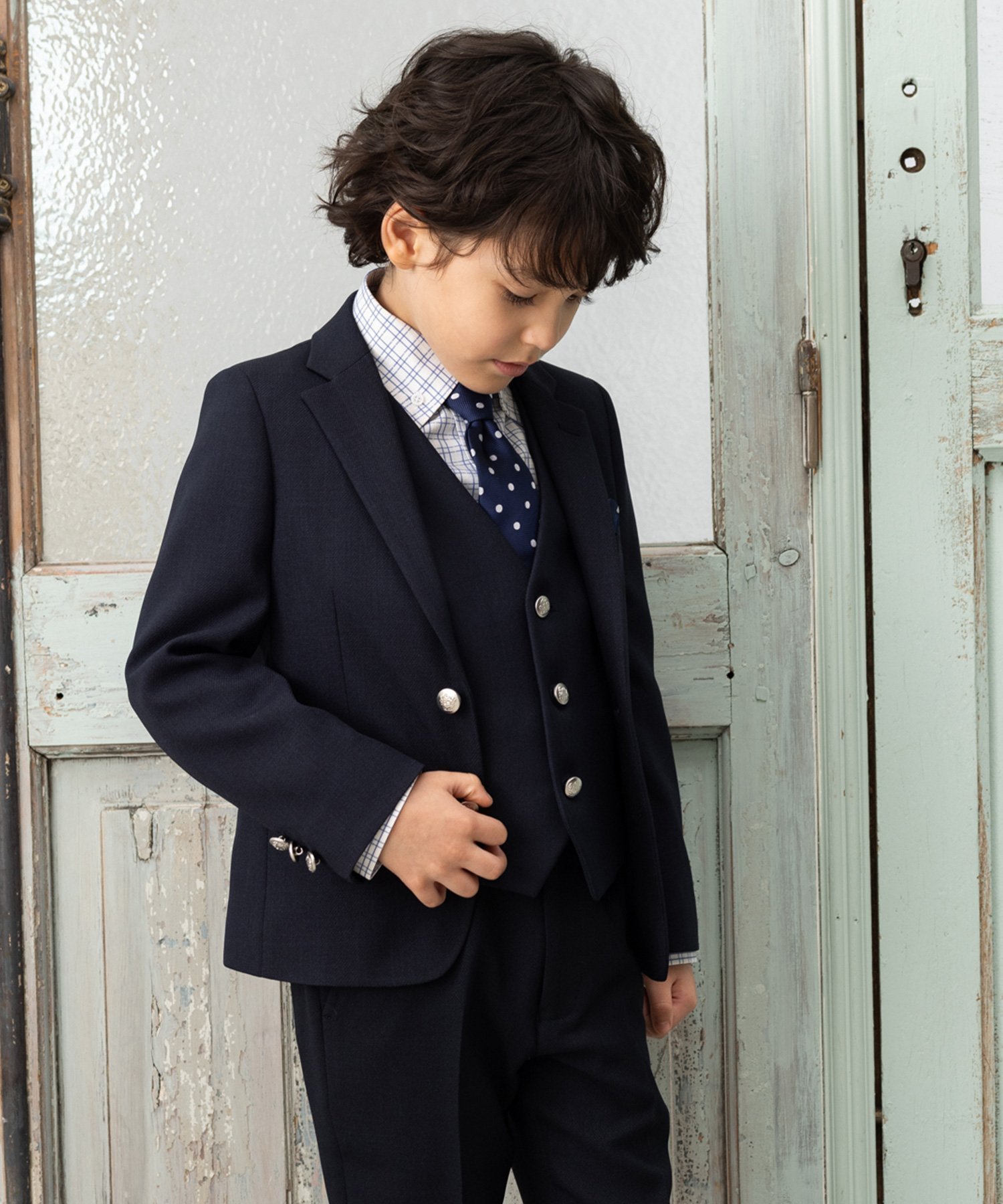 【ローブ/ROBE / KIDS】のフォーマルスーツ 入学式 卒園式 6点セットロングパンツ 人気、トレンドファッション・服の通販 founy(ファニー) 　ファッション　Fashion　キッズファッション　Fashion for Kids　ボトムス　Bottoms　シルバー　Silver, Metallic Silver　ジャケット　Jacket, Outerwear　ストライプ　Stripe, Striped Pattern　ストレッチ　Stretch, Stretchy Fabric　スーツ　Suit, Formalwear　セットアップ　Set-Up, Coordinated Outfit　ダウン　Down, Puffer　長袖　Long Sleeve, Full Sleeve　フォーマル　Formal, Dressy　フラワー　Flower, Floral　ベスト　Vest, Waistcoat　ポケット　Pocket, Pocket Detail　ループ　Loop, Loop Knit　ロング　Long, Long-Length　入学式　Entrance Ceremony　結婚式　Wedding　 other-1|ID: prp329100004812976 ipo3291000000034943555