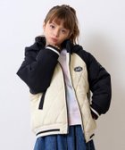 【ナルミヤ オンライン/NARUMIYA ONELINE / KIDS】のバックロゴキルティングブルゾン 人気、トレンドファッション・服の通販 founy(ファニー) ファッション Fashion キッズファッション Fashion for Kids キルティング Quilted, Quilting ブルゾン Blouson, Bomber Jacket ポケット Pocket, Pocket Detail thumbnail アイボリー|ID: prp329100004812988 ipo3291000000034943713