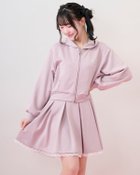 【ナルミヤ オンライン/NARUMIYA ONELINE / KIDS】のキラキラロゴジップパーカ トリムレーススカパンセットアップ 人気、トレンドファッション・服の通販 founy(ファニー) ファッション Fashion キッズファッション Fashion for Kids おすすめ Recommended / Our Picks ストーン Stone, Gem-Like セットアップ Set-Up, Coordinated Outfit ポケット Pocket, Pocket Detail ルーズ Loose, Oversized レース Lace, Lace Fabric A/W・秋冬 Autumn/Winter thumbnail ピンク|ID: prp329100004813008 ipo3291000000034943913