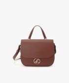 【アニエスベー ファム/agnes b. FEMME】のレザー ショルダーバッグ PAS13-05 人気、トレンドファッション・服の通販 founy(ファニー) ファッション Fashion レディースファッション Fashion for Women おすすめ Recommended / Our Picks コンパクト Compact, Small Size コンビ Combo, Combination Style プレート Plate, Dish ライニング Inner Lining, Inner Fabric, Lined thumbnail ブラウン系その他|ID: prp329100004813019 ipo3291000000034944128