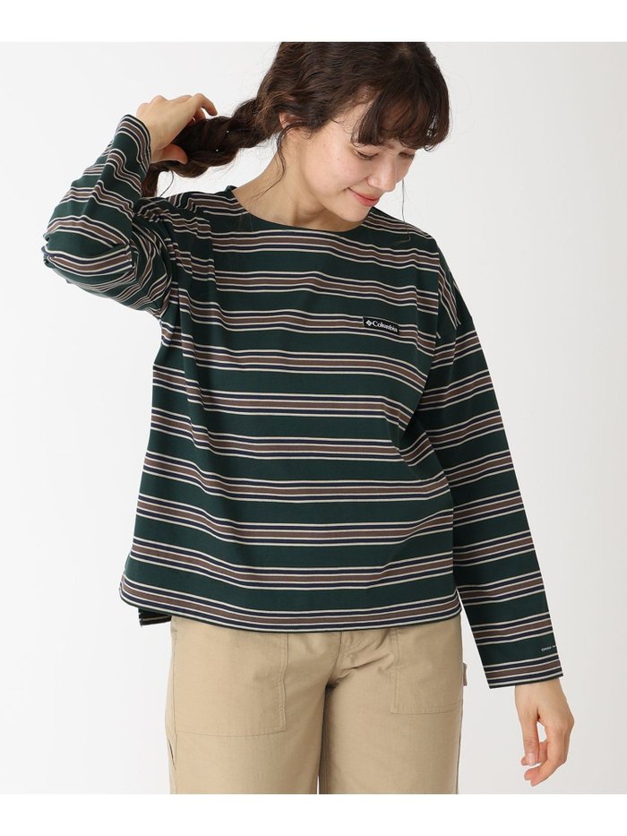 【コロンビア/Columbia】のColumbia/ ウィメンズクラウドアベニューロングスリーブTシャツ /コロンビア インテリア・キッズ・メンズ・レディースファッション・服の通販 founy(ファニー) https://founy.com/ ファッション Fashion レディースファッション Fashion for Women トップス・カットソー Cut & Sew Tops シャツ・ブラウス・オフィスカジュアル Elegant Blouses & Button-Ups ロングTシャツ・Tシャツ Longline T-Shirts & Tees アウトドア Outdoor Clothing コンパクト Compact, Small Size スリーブ Sleeve, Long Sleeve / Short Sleeve トレンド Trend, Trending Now バランス Balance, Style Balance フィット Fit, Slim Fit ボーダー Border, Stripe リラックス Relax, Relaxed Fit ロング Long, Long-Length 人気 Popular, Best Seller |ID: prp329100004813029 ipo3291000000034944243