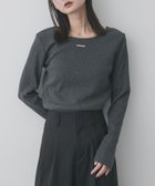 【センスオブプレイス/SENSE OF PLACE by URBAN RESEARCH】のプレートツキバレエネックトップ 人気、トレンドファッション・服の通販 founy(ファニー) ファッション Fashion レディースファッション Fashion for Women 2026年 2026 シンプル Simple, Minimal デコルテ Décolleté, Neckline トレンド Trend, Trending Now フィット Fit, Slim Fit フロント Front, Front Design プレート Plate, Dish メタル Metal, Metal Parts エレガント 上品 Elegant 夏 Summer S/S・春夏 SS, Spring/Summer, Warm Season thumbnail チャコールグレー|ID: prp329100004813035 ipo3291000000034944287