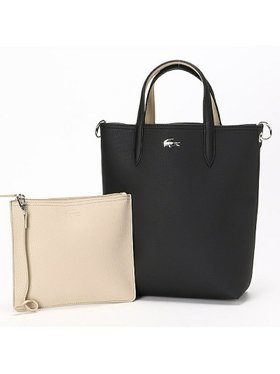 【ラコステ/LACOSTE】のANNAリバーシブル縦型 トートバッグ / 2WAY 人気、トレンドファッション・服の通販 founy(ファニー) ファッション Fashion レディースファッション Fashion for Women バッグ Bags キャンバス Canvas, Canvas Fabric クラッチ Clutch, Clutch Bag スマート Smart, Elegant ポロシャツ Polo Shirt, Collared Tee リアル Real, Realistic リバーシブル Reversible, Two-Sided ワンポイント One Point, Statement Accent 鹿の子 Piqué, Kanoko Fabric |ID:prp329100004813054