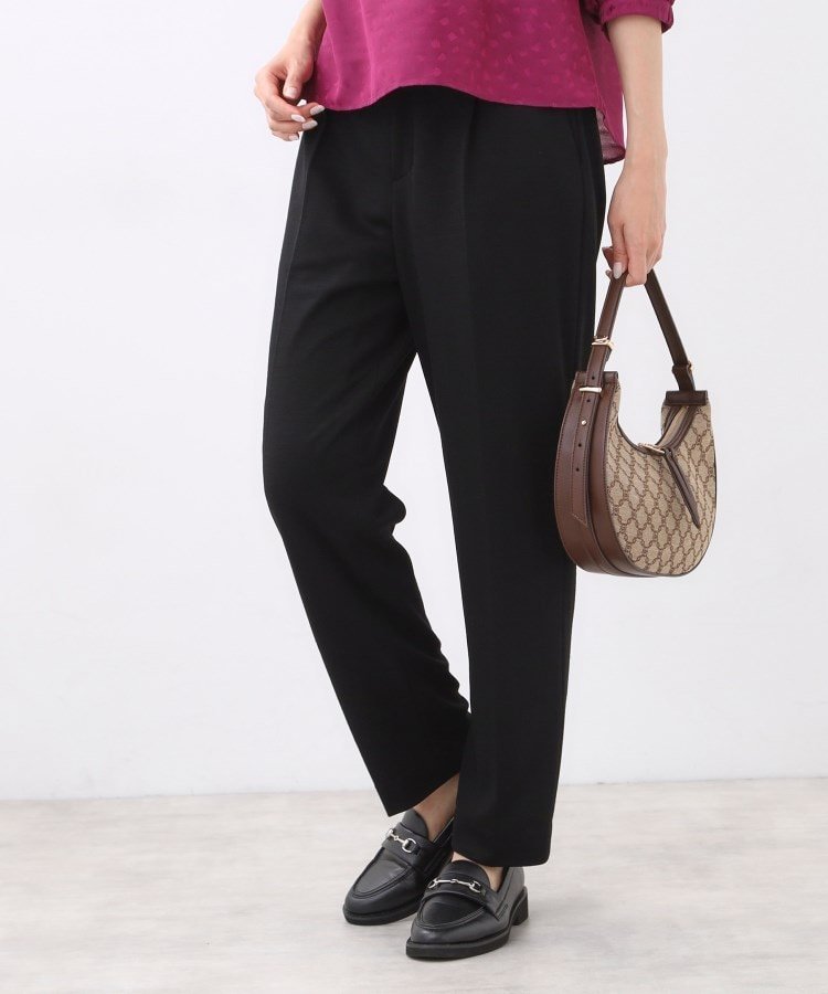【リフレクト/Reflect】の【匠シリーズ/すっきり細見え/セットアップ可】センタープレスベーシックパンツ インテリア・キッズ・メンズ・レディースファッション・服の通販 founy(ファニー) 　ファッション　Fashion　レディースファッション　Fashion for Women　セットアップ　Matching Sets　レディースパンツ・ボトムス　Pants & Trousers / Bottoms　ウォッシャブル　Machine Washable　ジャケット　Jacket, Outerwear　スマート　Smart, Elegant　スーツ　Suit, Formalwear　セットアップ　Set-Up, Coordinated Outfit　センター　Center, Center Line　テーパード　Tapered, Tapered Pants　バランス　Balance, Style Balance　ポケット　Pocket, Pocket Detail　ブラック|ID: prp329100004813057 ipo3291000000034944439