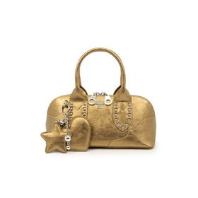 【クイーポ/KUIPO】のアナスイ ANNA SUI ルミナス 2WAYハンドバッグ 人気、トレンドファッション・服の通販 founy(ファニー) ファッション Fashion レディースファッション Fashion for Women バッグ Bags クール Cool, Chic スタッズ Studs, Metal Accents 財布 Wallet, Purse チャーム Charm, Pendant ドット Polka Dot, Dot Pattern バランス Balance, Style Balance メタリック Metallic, Shiny Finish メタル Metal, Metal Parts エレガント 上品 Elegant |ID:prp329100004813061