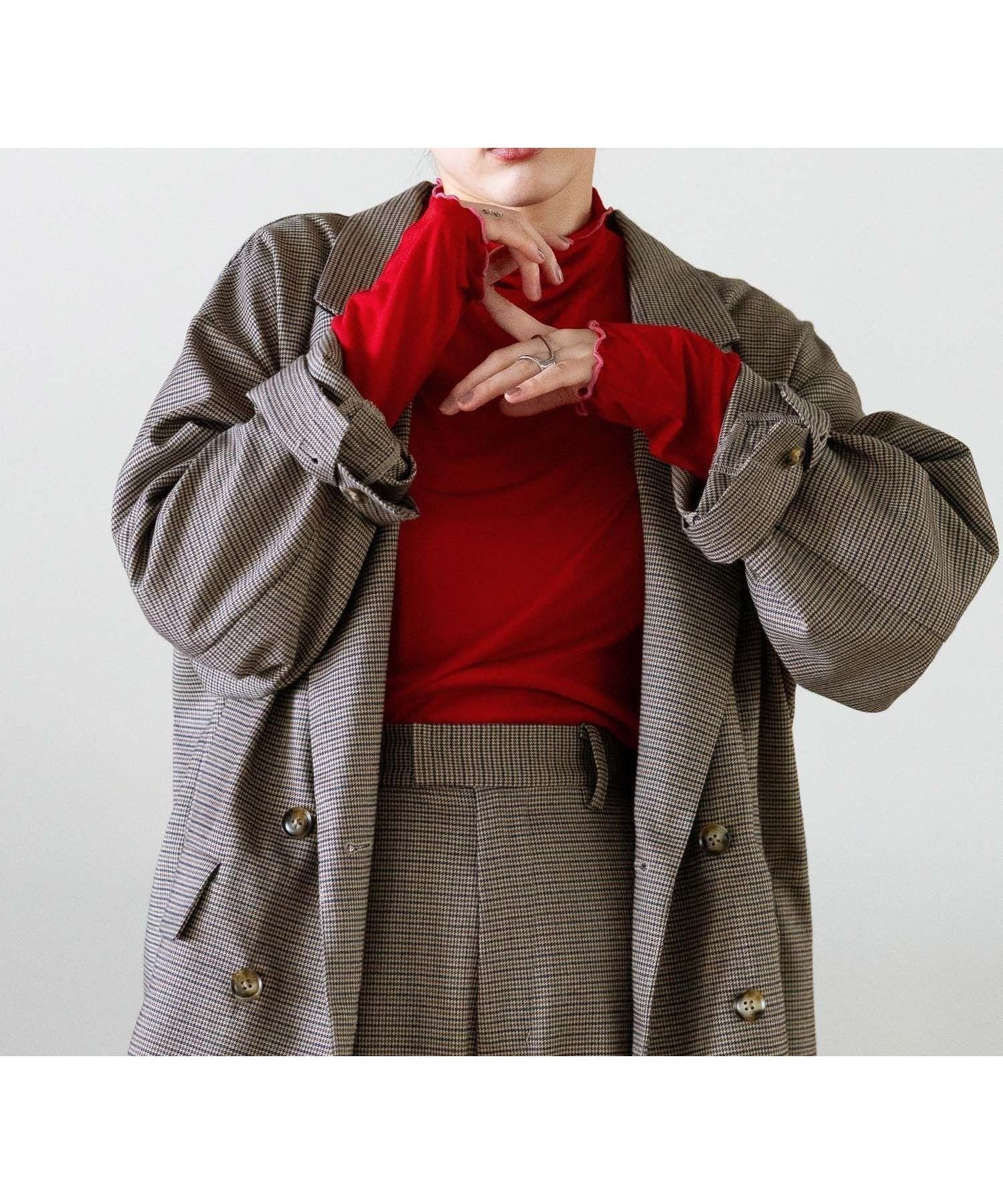 【レイジブルー/RAGEBLUE】のメロウインナーカットソー インテリア・キッズ・メンズ・レディースファッション・服の通販 founy(ファニー) 　ファッション　Fashion　レディースファッション　Fashion for Women　トップス・カットソー　Cut & Sew Tops　カットソー・ベーシックTシャツ　Cut-and-Sewn Tops / Stretch Tees & Basics　おすすめ　Recommended / Our Picks　とろみ　Fluid, Flowy Fabric　インナー　Innerwear　シアー　Sheer, See-Through　ジャケット　Jacket, Outerwear　タートルネック　Turtleneck, High Neck　トレンド　Trend, Trending Now　ビスチェ　Bustier, Corset Top　フィット　Fit, Slim Fit　ベスト　Vest, Waistcoat　防寒　Cold Protection, Winter-Ready　レッド35|ID: prp329100004813072 ipo3291000000034944590