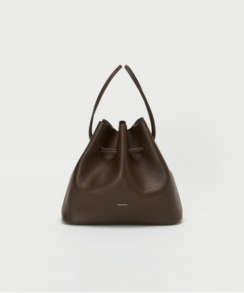 【ガーデントウキョウ/GARDEN TOKYO / MEN】のHender Scheme/エンダースキーマ/bucket bag インテリア・キッズ・メンズ・レディースファッション・服の通販 founy(ファニー) 　ファッション　Fashion　メンズファッション　Fashion for Men　バッグ　Bags　巾着　Drawstring Bag, Kinchaku　バランス　Balance, Style Balance　フォルム　Silhouette, Form　リラックス　Relax, Relaxed Fit　エレガント 上品　Elegant　ブラウン|ID: prp329100004813078 ipo3291000000034944629