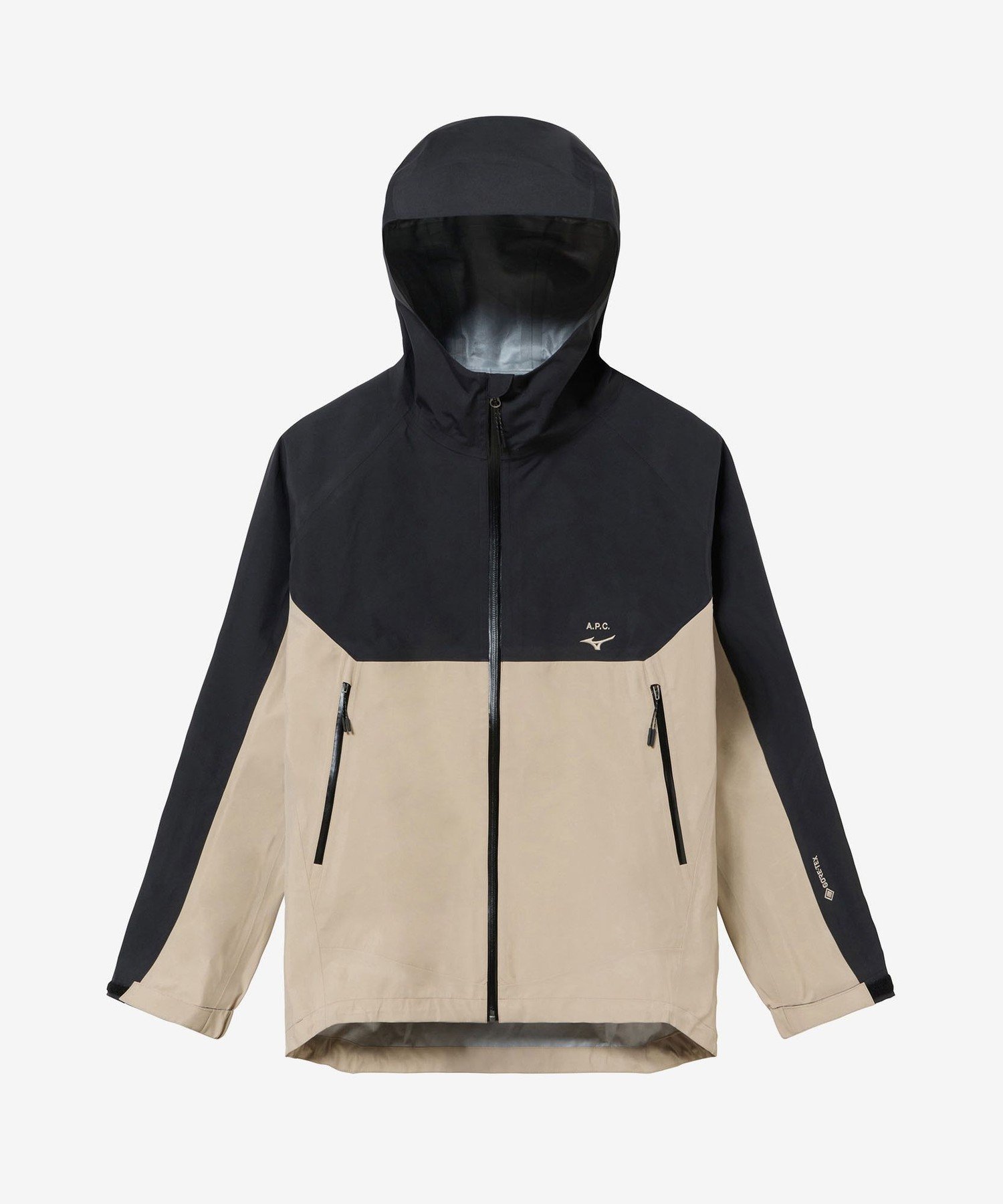 【アーペーセー/A.P.C. / MEN】のCoquille ジャケット インテリア・キッズ・メンズ・レディースファッション・服の通販 founy(ファニー) 　ファッション　Fashion　メンズファッション　Fashion for Men　ジャケット　Jacket, Outerwear　ストレート　Straight, Straight Cut　スリーブ　Sleeve, Long Sleeve / Short Sleeve　ドローストリング　Drawstring, Pull Cord　フロント　Front, Front Design　ポケット　Pocket, Pocket Detail　黒xトープ|ID: prp329100004813087 ipo3291000000034944786