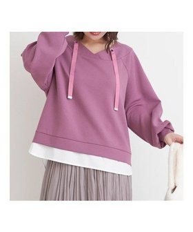 【ジェイ アンド シュプール/Re J&SUPURE】のシャツレイヤード風抜き襟プルオーバー 人気、トレンドファッション・服の通販 founy(ファニー) ファッション Fashion レディースファッション Fashion for Women トップス・カットソー Cut & Sew Tops シャツ・ブラウス・オフィスカジュアル Elegant Blouses & Button-Ups カジュアルプルオーバー・ニットトップス Pullovers & Knit Tops / Casual Pullovers 秋 Autumn デニム Denim, Jeans Material フェミニン Feminine, Girly ボトム Bottoms, Lower Wear リラックス Relax, Relaxed Fit ワイド Wide, Wide Fit おすすめ Recommended / Our Picks |ID:prp329100004813091