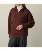 【ルスークホリデー/LE SOUK HOLIDAY】のダンボールスキッパーネックプルオーバー 人気、トレンドファッション・服の通販 founy(ファニー) ファッション Fashion レディースファッション Fashion for Women トップス・カットソー Cut & Sew Tops カジュアルプルオーバー・ニットトップス Pullovers & Knit Tops / Casual Pullovers おすすめ Recommended / Our Picks スキッパー Skipper, Open Collar ワンポイント One Point, Statement Accent エレガント 上品 Elegant thumbnail ダークブラウン|ID: prp329100004813093 ipo3291000000034944854