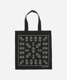 【マリメッコ/marimekko】のVankka Vihkiruusu Placement トートバッグ 人気、トレンドファッション・服の通販 founy(ファニー) ファッション Fashion レディースファッション Fashion for Women バッグ Bags モノトーン Monotone, Black and White ローズ Rose, Rose Motif |ID:prp329100004813106