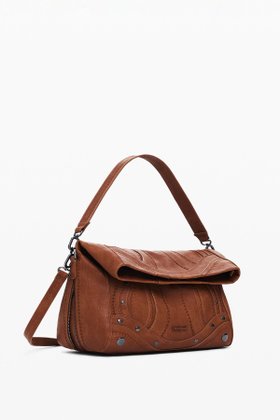 【デシグアル/Desigual】のREPRISE EMBRO PATCH LOVERTY PUハンドバッグ 人気、トレンドファッション・服の通販 founy(ファニー) ファッション Fashion レディースファッション Fashion for Women バッグ Bags アンティーク Antique-Inspired クラシカル Classical, Vintage-Inspired スタッズ Studs, Metal Accents フラップ Flap, Flap Pocket フロント Front, Front Design モダン Modern, Contemporary ヴィンテージ Vintage Style エレガント 上品 Elegant ビジネス 仕事 通勤 Business / Work / Commuting 旅行 Travel |ID:prp329100004813109