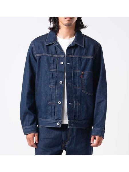 【リーバイス/Levis / MEN】のTYPE I トラッカージャケット セルビッジ インテリア・キッズ・メンズ・レディースファッション・服の通販 founy(ファニー) https://founy.com/ ファッション Fashion メンズファッション Fashion for Men ジャケット Jacket, Outerwear ダブル Double, Double-Breasted フィット Fit, Slim Fit プリーツ Pleats, Pleated ポケット Pocket, Pocket Detail リラックス Relax, Relaxed Fit ヴィンテージ Vintage Style |ID: prp329100004813114 ipo3291000000035453379