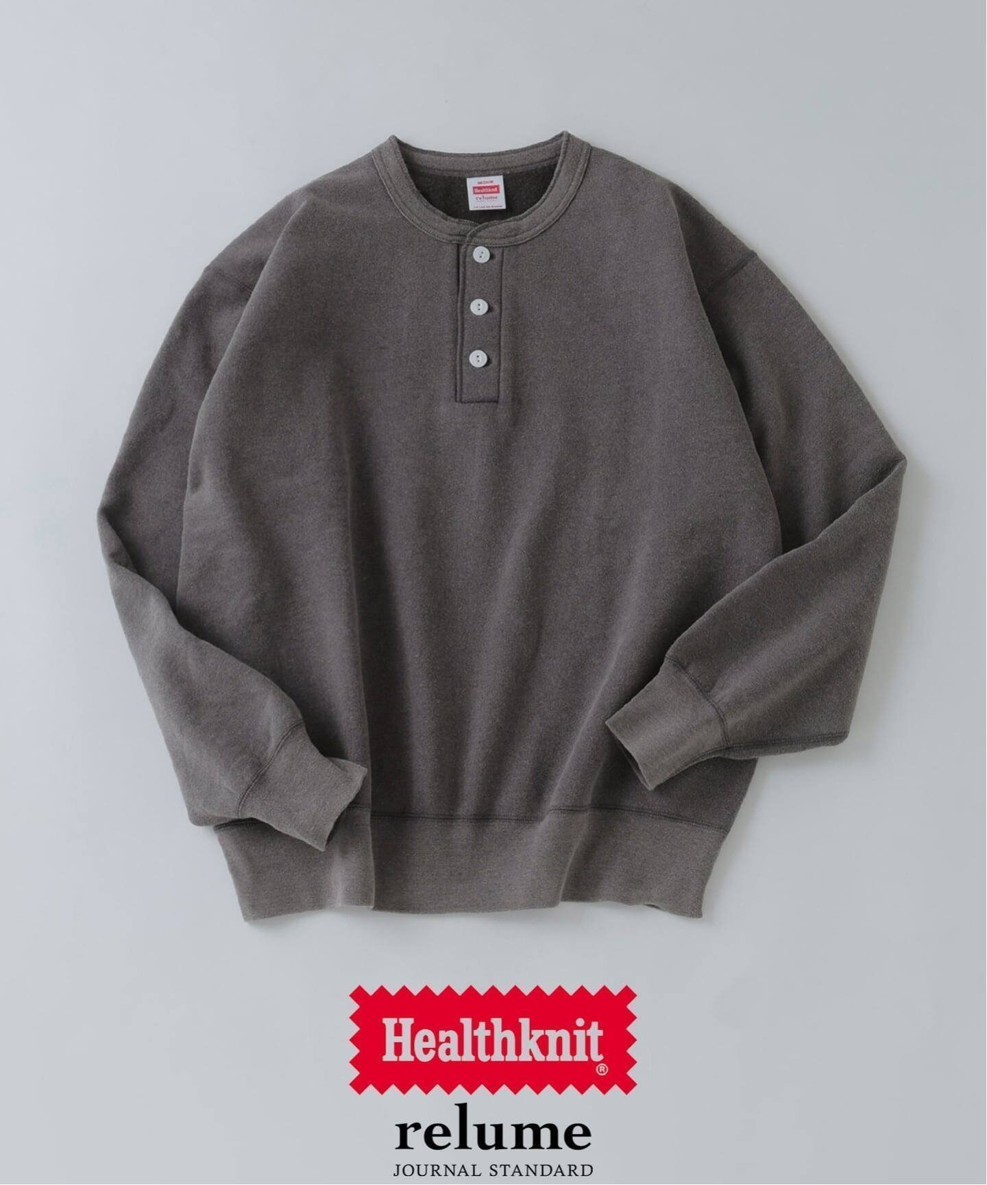 【ジャーナルスタンダード レリューム/JOURNAL STANDARD relume / MEN】のHealthknit / ヘルスニット 別注 ヴィンテージ ヘンリーネック スウェット インテリア・キッズ・メンズ・レディースファッション・服の通販 founy(ファニー) 　ファッション　Fashion　メンズファッション　Fashion for Men　アンダー　Underwear Essentials　インナー　Innerwear　ヴィンテージ　Vintage Style　春　Spring　クラシック　Classic, Timeless Style　スウェット / スエット　Sweatshirt, Sweatwear　スペシャル　Special, Limited Edition　人気　Popular, Best Seller　別注　Limited Edition, Custom Order　リアル　Real, Realistic　リラックス　Relax, Relaxed Fit　ギフト プレゼント　Gift / Present　ブラック A|ID: prp329100004813120 ipo3291000000034945072
