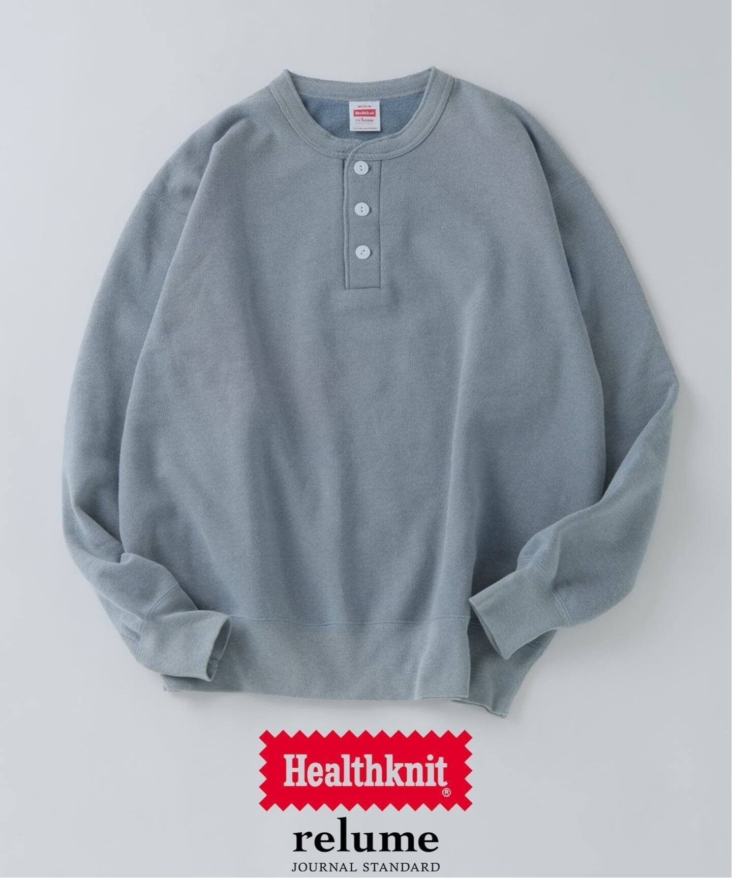 【ジャーナルスタンダード レリューム/JOURNAL STANDARD relume / MEN】のHealthknit / ヘルスニット 別注 ヴィンテージ ヘンリーネック スウェット インテリア・キッズ・メンズ・レディースファッション・服の通販 founy(ファニー) 　ファッション　Fashion　メンズファッション　Fashion for Men　アンダー　Underwear Essentials　インナー　Innerwear　ヴィンテージ　Vintage Style　春　Spring　クラシック　Classic, Timeless Style　スウェット / スエット　Sweatshirt, Sweatwear　スペシャル　Special, Limited Edition　人気　Popular, Best Seller　別注　Limited Edition, Custom Order　リアル　Real, Realistic　リラックス　Relax, Relaxed Fit　ギフト プレゼント　Gift / Present　ネイビー B|ID: prp329100004813120 ipo3291000000034945075