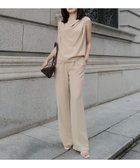 【アニュアンス/anuans】のトリアセテートリラックスパンツ 人気、トレンドファッション・服の通販 founy(ファニー) ファッション Fashion レディースファッション Fashion for Women パンツ Pants & Trousers ストレート Straight, Straight Cut 夏 Summer thumbnail BEIGE|ID: prp329100004813181 ipo3291000000034945666