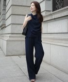 【アニュアンス/anuans】のトリアセテートリラックスパンツ 人気、トレンドファッション・服の通販 founy(ファニー) ファッション Fashion レディースファッション Fashion for Women パンツ Pants & Trousers ストレート Straight, Straight Cut 夏 Summer thumbnail NAVY|ID: prp329100004813181 ipo3291000000034945669