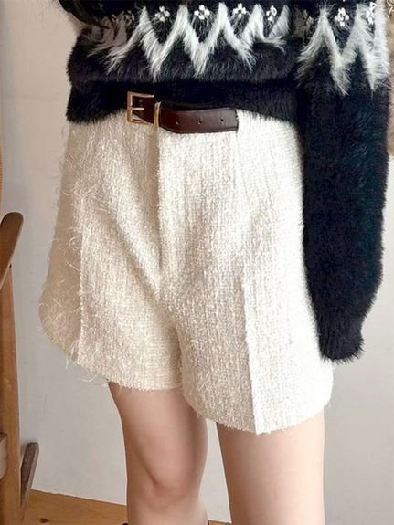 【リリーブラウン/Lily Brown】のベルト付きショートパンツ 人気、トレンドファッション・服の通販 founy(ファニー) 　ファッション　Fashion　レディースファッション　Fashion for Women　パンツ　Pants & Trousers　ショートパンツ・ハーフパンツ　High-Waisted & Relaxed Shorts　ベルト&ウエストマーク　Belts & Waist Accessories　ショート　Short, Short Length　シンプル　Simple, Minimal　スタイリッシュ　Stylish, Fashionable　スマート　Smart, Elegant　ツイード　Twill, Twill Weave　今季　This Season, Current Season　A/W・秋冬　Autumn/Winter　 other-1|ID: prp329100004813211 ipo3291000000034945960