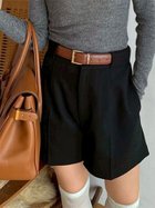【リリーブラウン/Lily Brown】のベルト付きショートパンツ 人気、トレンドファッション・服の通販 founy(ファニー) ファッション Fashion レディースファッション Fashion for Women パンツ Pants & Trousers ショートパンツ・ハーフパンツ High-Waisted & Relaxed Shorts ベルト&ウエストマーク Belts & Waist Accessories ショート Short, Short Length シンプル Simple, Minimal スタイリッシュ Stylish, Fashionable スマート Smart, Elegant ツイード Twill, Twill Weave 今季 This Season, Current Season A/W・秋冬 Autumn/Winter thumbnail BLK[009]|ID: prp329100004813211 ipo3291000000034945965