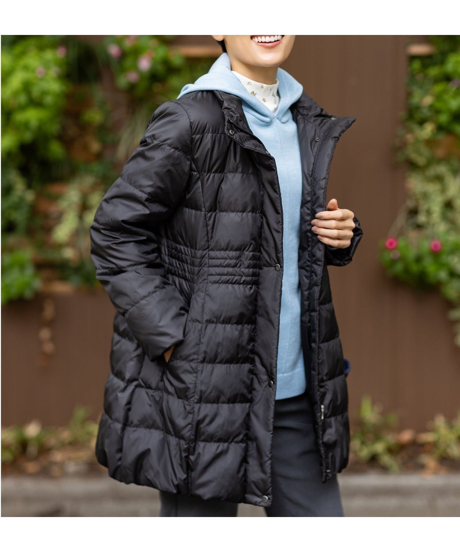 【デコイ/DECOY Since1981】のロングダウンコート インテリア・キッズ・メンズ・レディースファッション・服の通販 founy(ファニー) ファッション Fashion レディースファッション Fashion for Women アウター Coat / Outerwear Collection コート・ロングコート・ピーコート Long Coats, Peacoats & More ダウンジャケット・軽量ダウン Warm & Lightweight Down Jackets ダウン Down, Puffer チェック Check, Plaid, Tartan ロング Long, Long-Length エレガント 上品 Elegant 冬 Winter / This Winter 定番 Standard, Basic Item ブラック|ID: prp329100004813213 ipo3291000000034945989