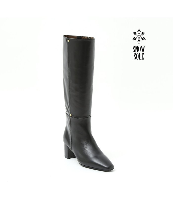 【オゥ バニスター/Au BANNISTER】の【スノーソール】ストレートラインミドルヒールロングブーツ インテリア・キッズ・メンズ・レディースファッション・服の通販 founy(ファニー) https://founy.com/ ファッション Fashion レディースファッション Fashion for Women おすすめ Recommended / Our Picks ガラス Glass, Glassware シンプル Simple, Minimal ロング Long, Long-Length |ID: prp329100004813244 ipo3291000000034946185